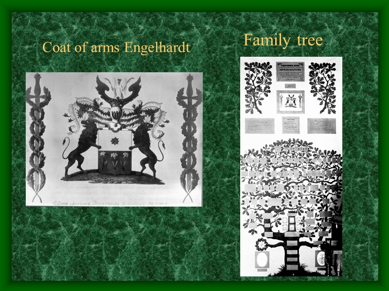 Family tree Coat of arms Engelhardt